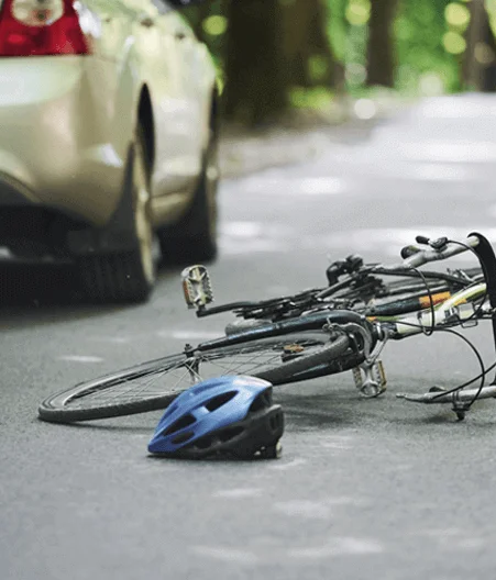 Bicycle And Pedestrian Accident